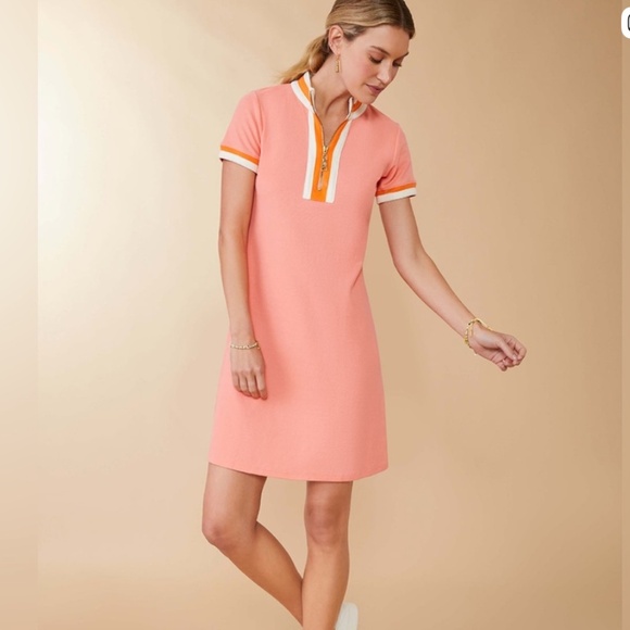 Spartina 449 Serena PINK pique sport dress Size Medium - Picture 1 of 6